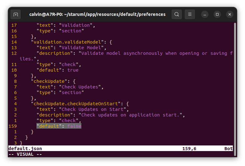 disable the auto update